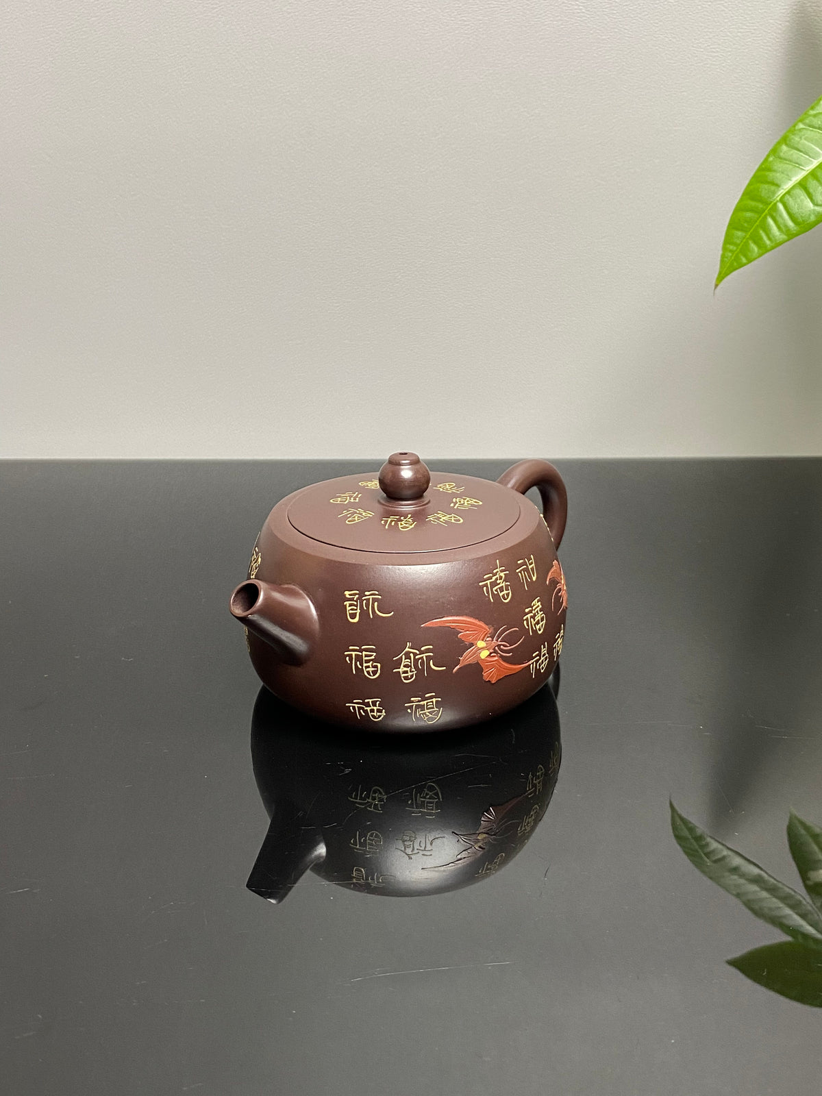 新品❤️原矿紫砂好料好工《百福呈祥壶》实用精品！  ——原矿优质老紫泥·230cc ——紫砂陶艺家·狄好好