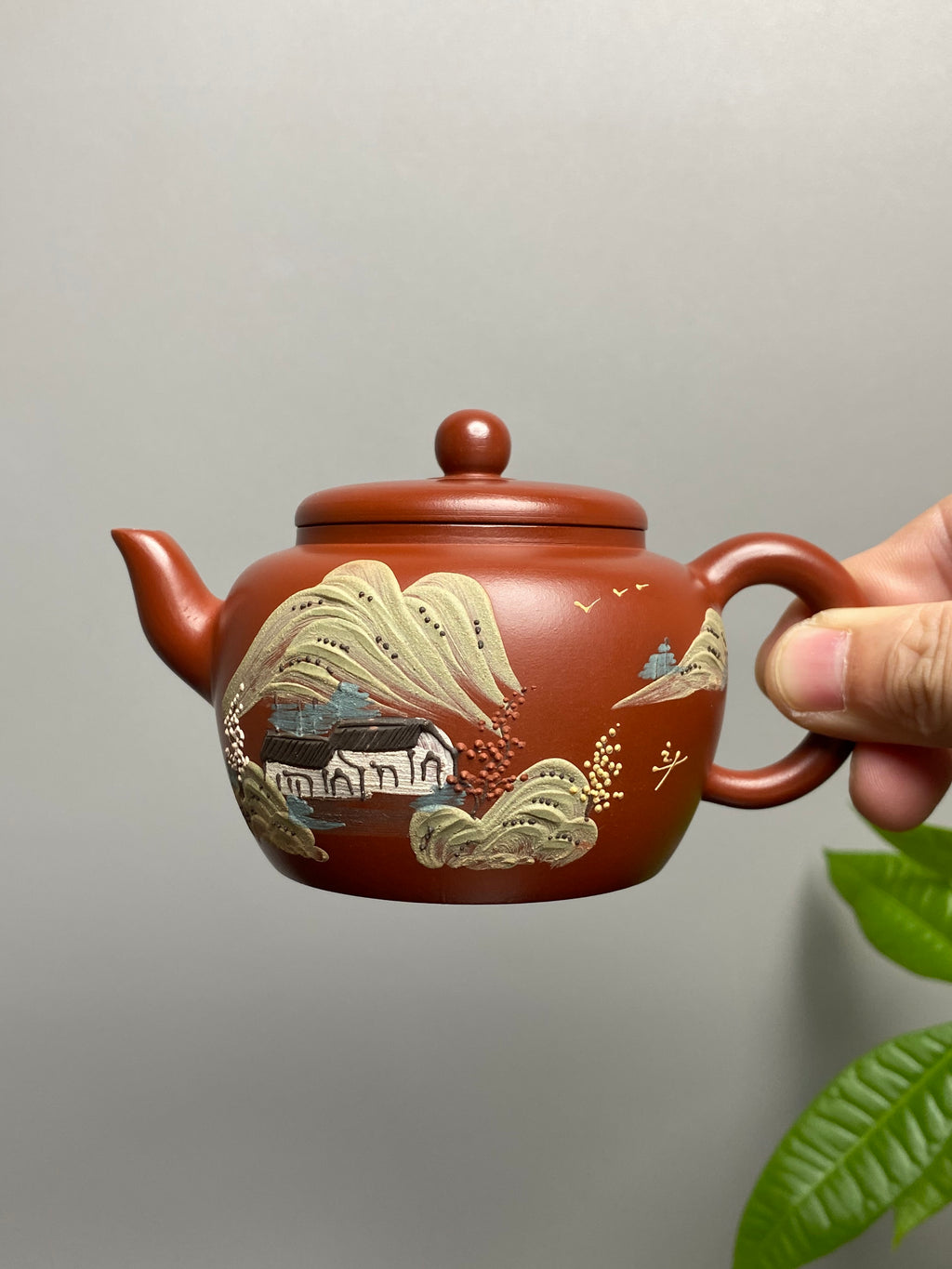 新品❤️原矿紫砂好料好工《珠润山居壶》实用精品！  ——原矿优质朱泥·190cc ——紫砂陶艺家·相新寅