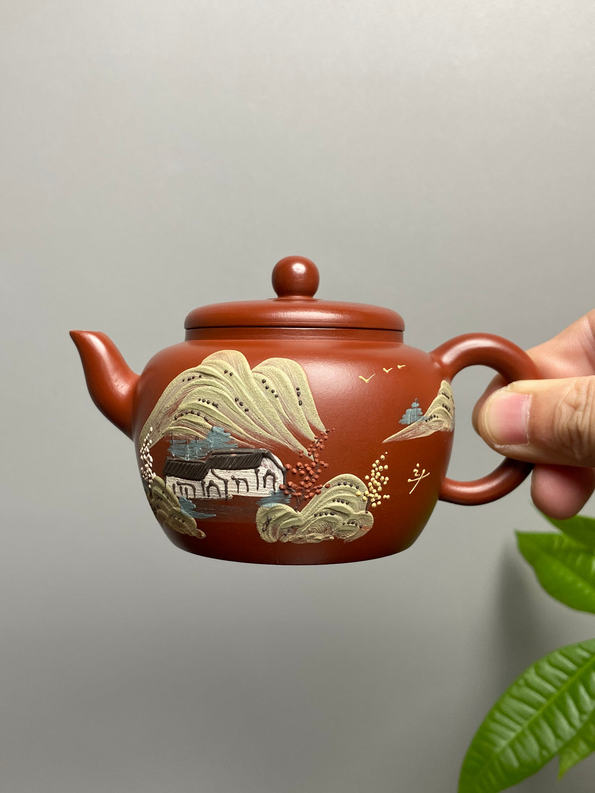 新品❤️原矿紫砂好料好工《珠润山居壶》实用精品！  ——原矿优质朱泥·190cc ——紫砂陶艺家·相新寅