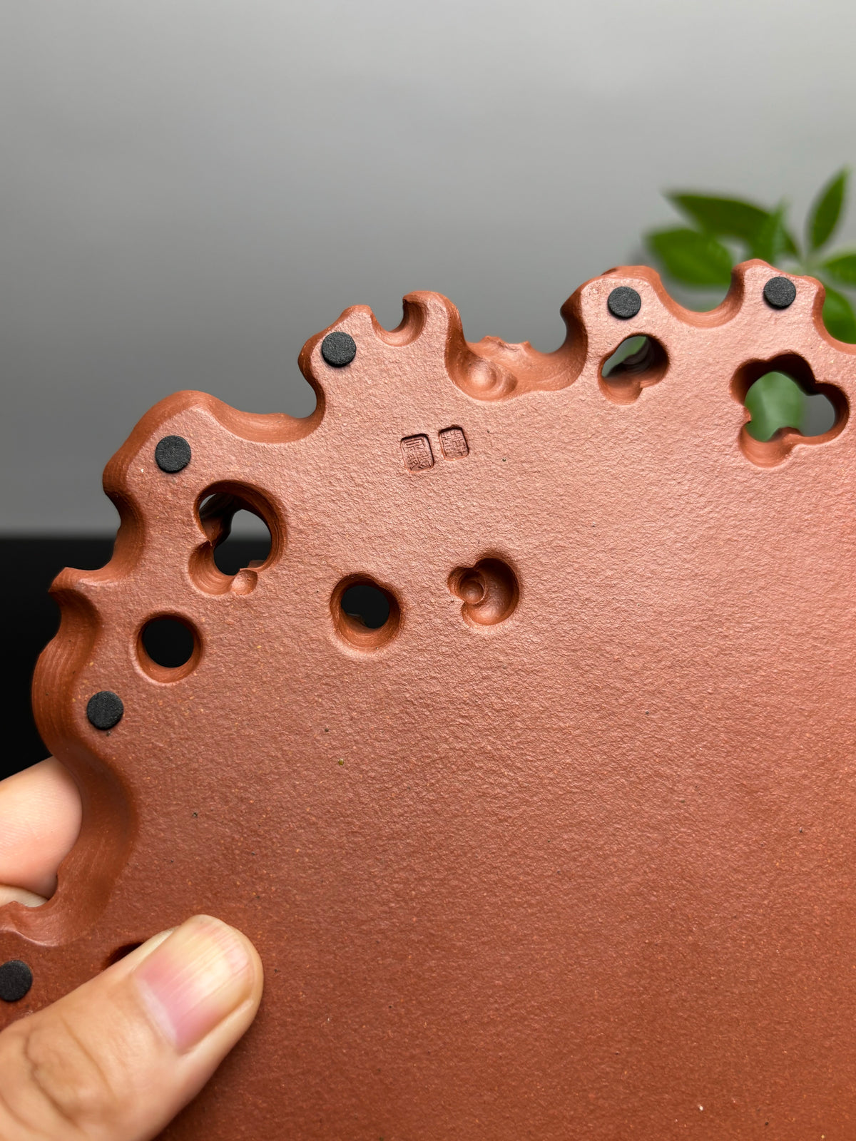 薛宗鹏全手工孤品｜中青年实力派紫砂塑器【太湖石，壶承，干泡盘】
