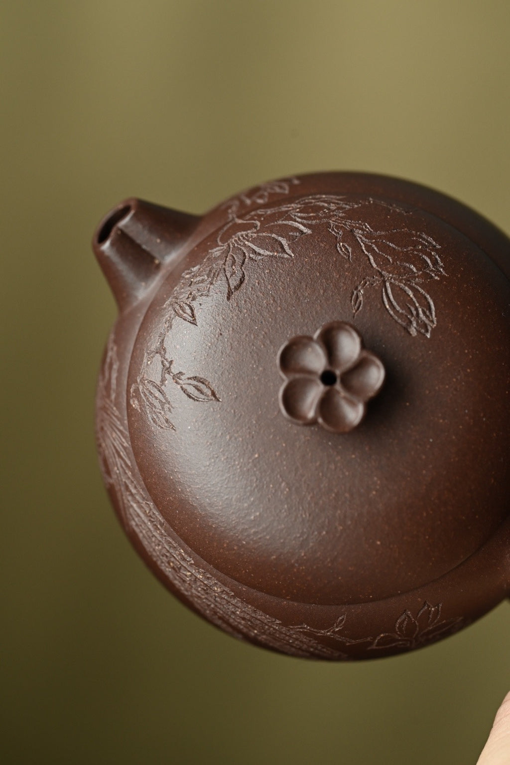 海棠套组·全手工 /省大师陈富强高徒徐秋璐作品  /容量150cc/原矿紫泥