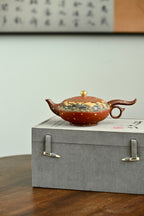 飞鸿·日照金山·全手工 六届全手工大赛一等奖高工施昌作品 /容量360cc/原矿底槽清