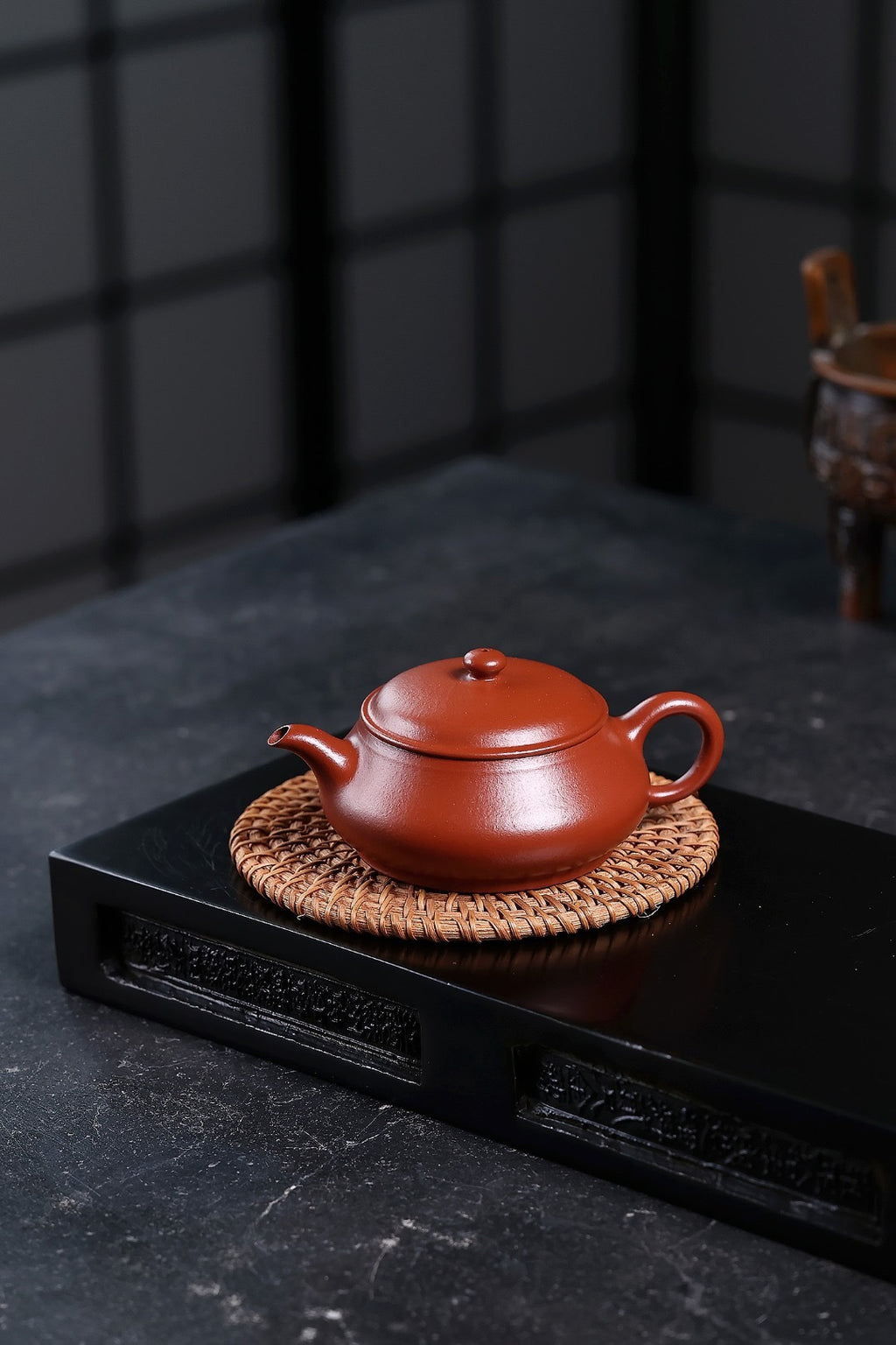 小品丨传统款｜光素｜明炉 大红袍，120cc，内推孔，赵雪婷