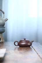 【明炉】（原矿文革老紫泥，180毫升，刘建明老师作品）