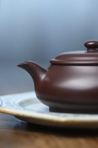 【明炉】（原矿文革老紫泥，180毫升，刘建明老师作品）