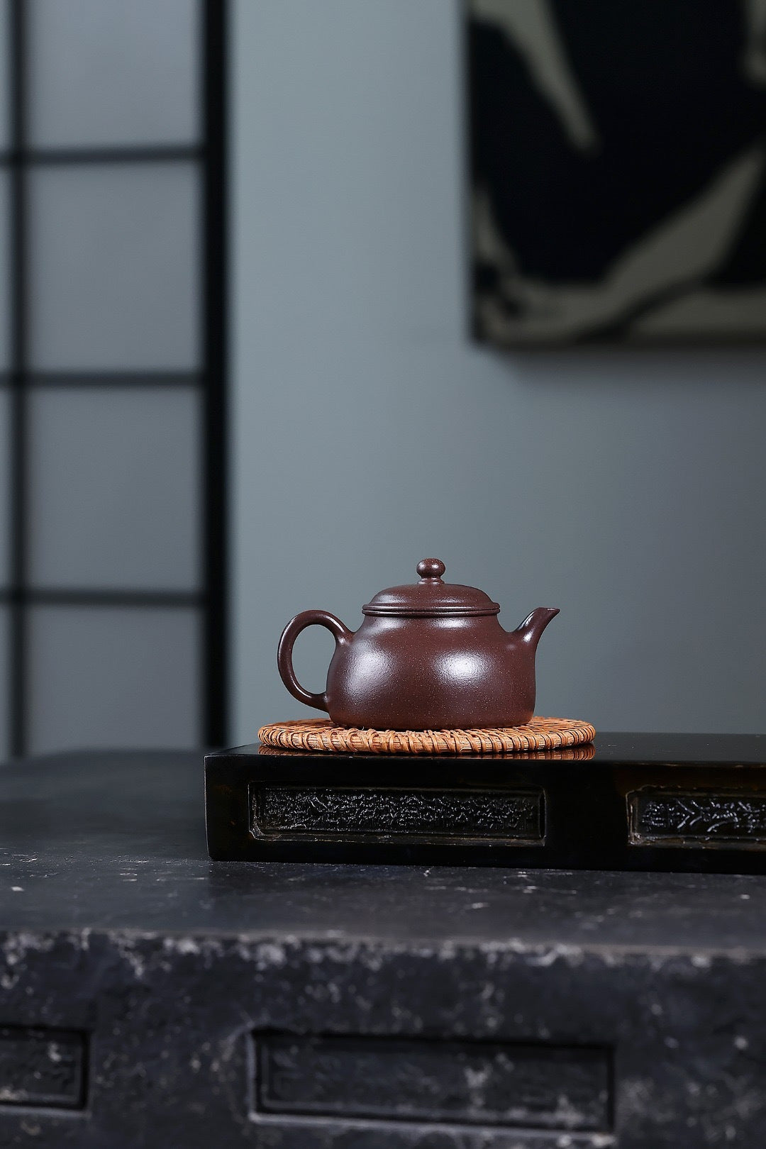 小品丨传统款｜光素｜怀隐 文革紫泥，130cc，内推孔，孟倩