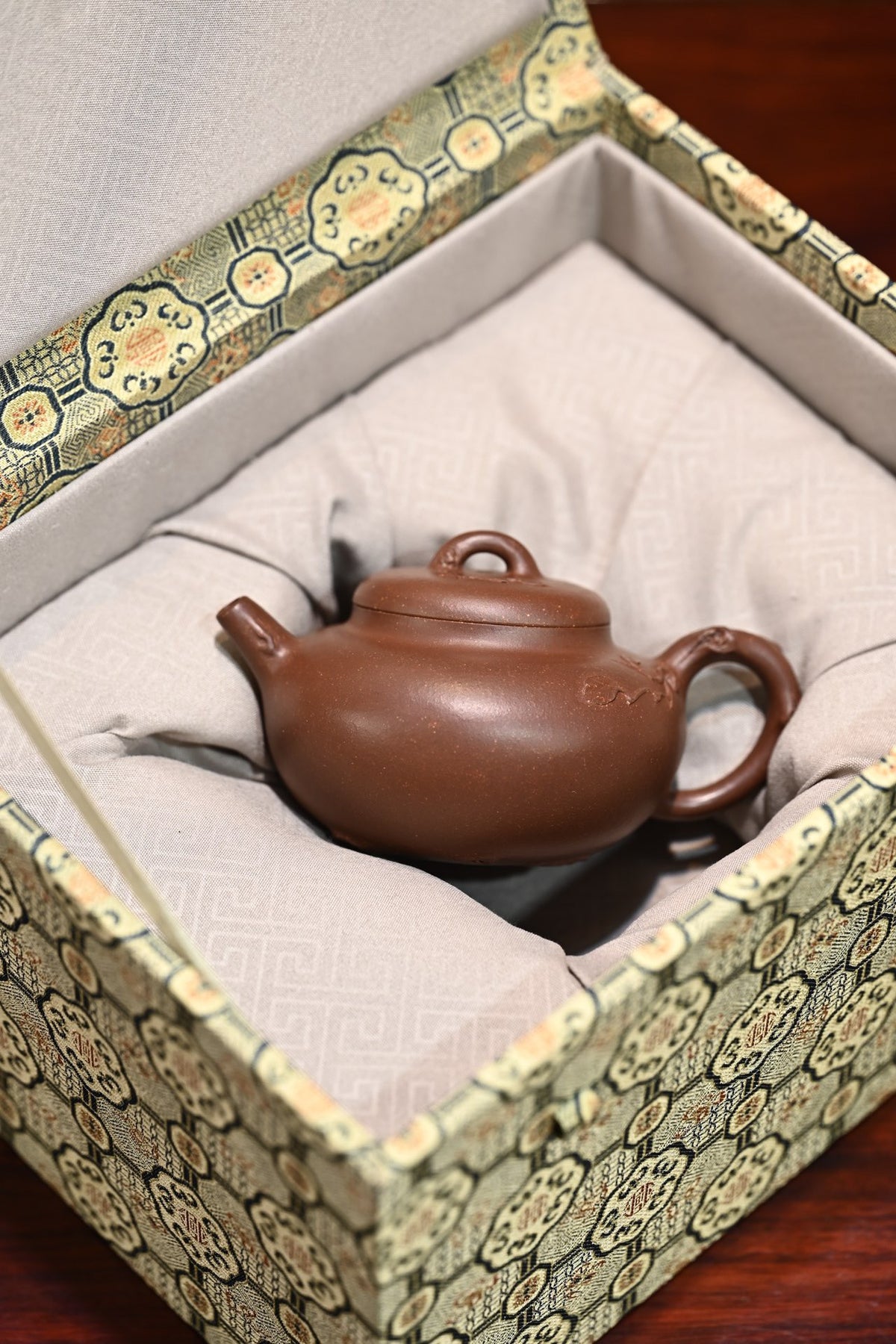 夏至·全手工  /马景辉高徒王志豪作品 /容量200cc/四号井紫泥