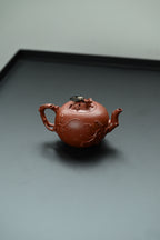 松鼠葡萄·全手工/大拍陶手雷罡作品（师承范伟群）/容量180cc/家藏朱泥