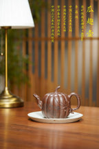 昌鸿紫砂 礼藏至尊｜双国大师李昌鸿臻品《瓜趣壶》收藏送礼皆宜重器！  原矿优质底槽清·400cc