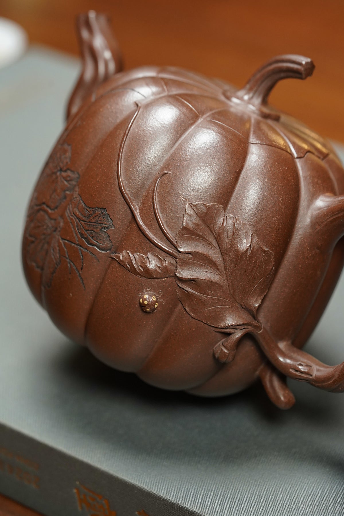 昌鸿紫砂 礼藏至尊｜双国大师李昌鸿臻品《瓜趣壶》收藏送礼皆宜重器！  原矿优质底槽清·400cc
