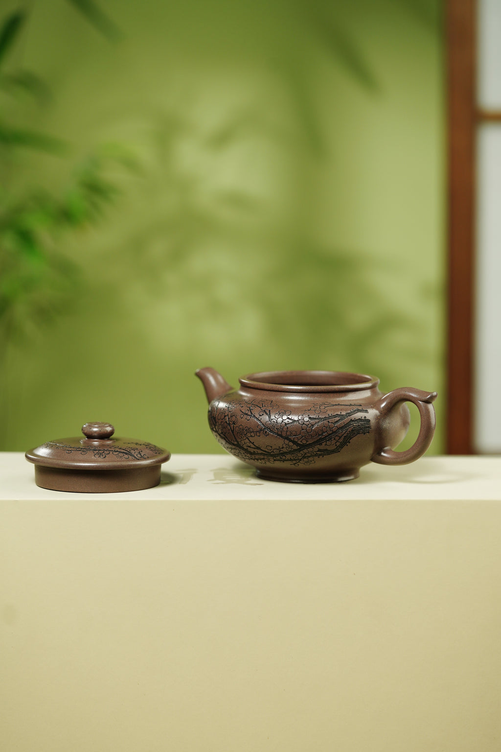 昌鸿紫砂 礼藏至尊｜双国大师李昌鸿臻品《扁樱壶》收藏送礼皆宜重器！ 原矿优质老紫泥·260cc