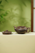 昌鸿紫砂 礼藏至尊｜双国大师李昌鸿臻品《扁樱壶》收藏送礼皆宜重器！ 原矿优质老紫泥·260cc