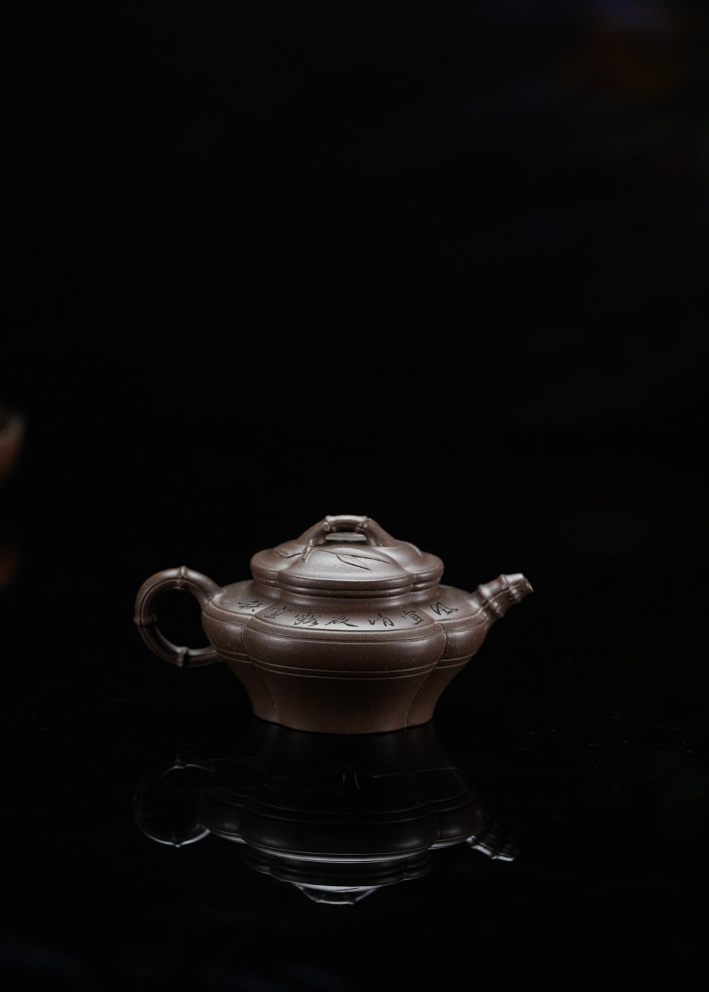 蒋艺华·非遗紫砂巅峰重器《竹韵筋纹系列》收藏传世·高端礼赠艺术珍品！  ——原矿优质青段 ·130cc ——中国传统陶瓷艺术大师·蒋艺华 制
