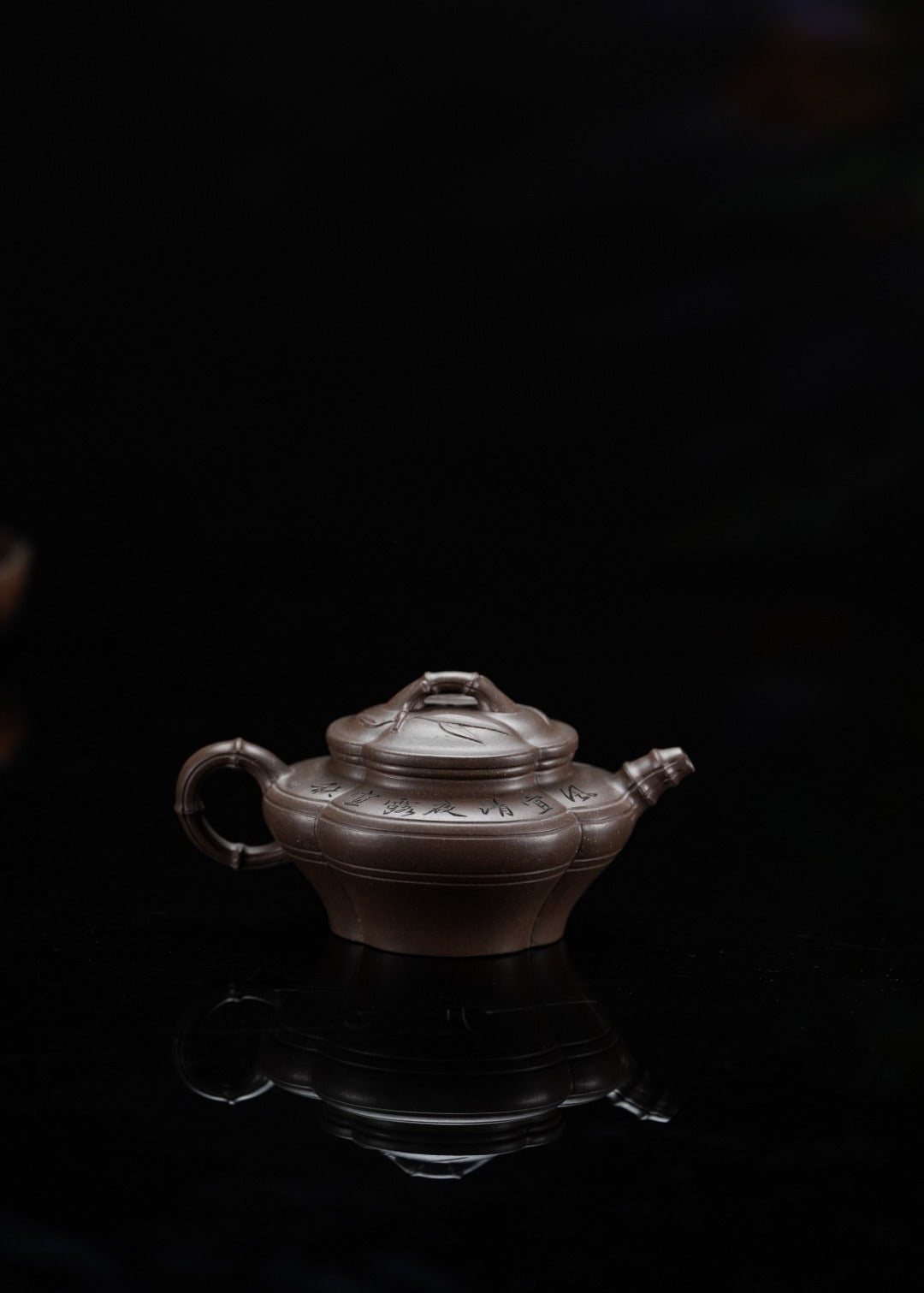 蒋艺华·非遗紫砂巅峰重器《竹韵筋纹系列》收藏传世·高端礼赠艺术珍品！  ——原矿优质青段 ·130cc ——中国传统陶瓷艺术大师·蒋艺华 制