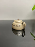 陈宏林大师传世巅峰臻品【溪山逸渡壶】收藏送礼·双绝重器! ——原矿优质松华青段·120cc ——紫砂山水陶刻天花板·陈宏林亲工
