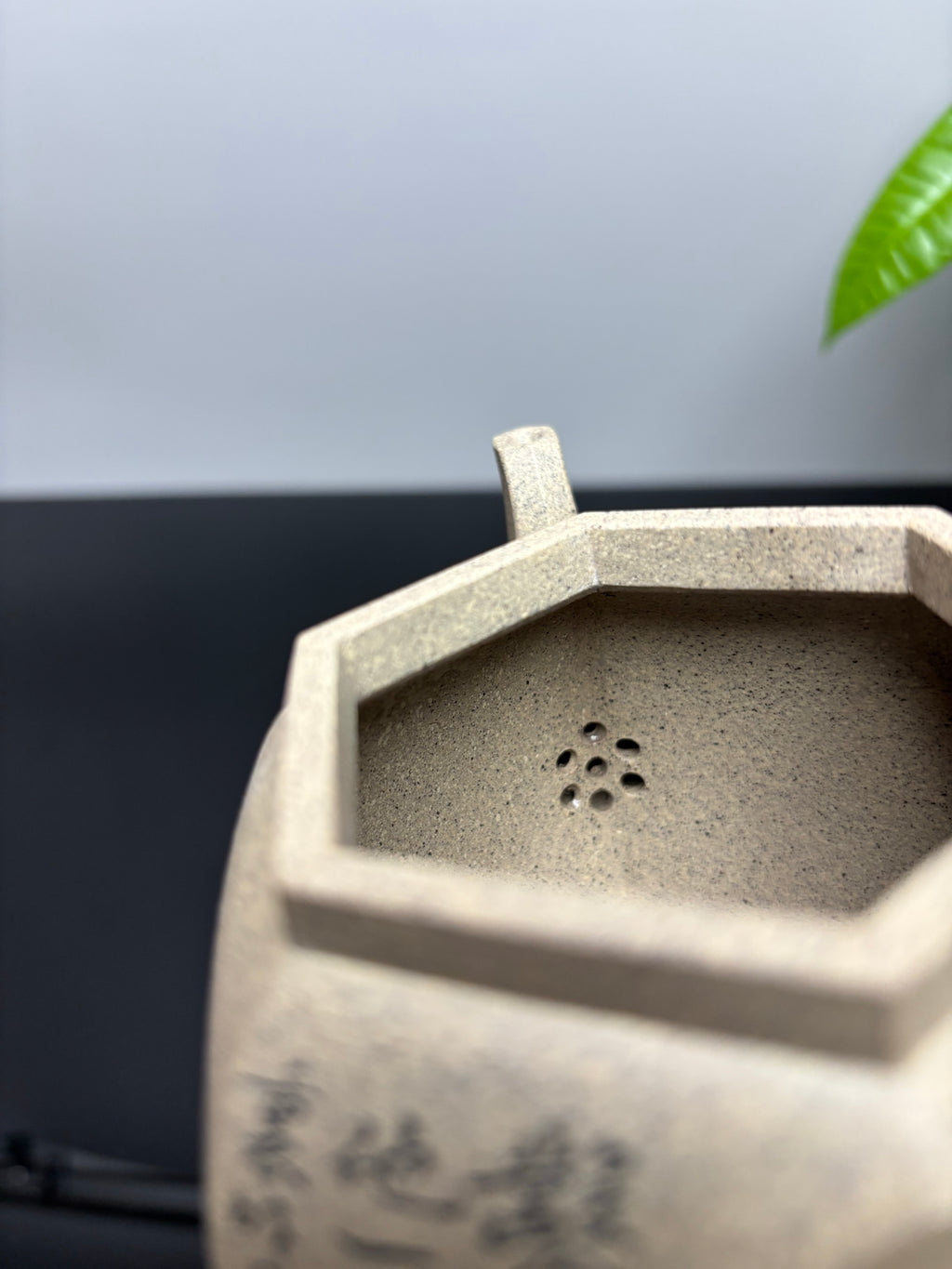 陈宏林大师传世巅峰臻品【六方宫灯壶】收藏送礼·双绝重器! ——原矿优质芝麻段·300cc ——紫砂山水陶刻天花板·陈宏林亲工