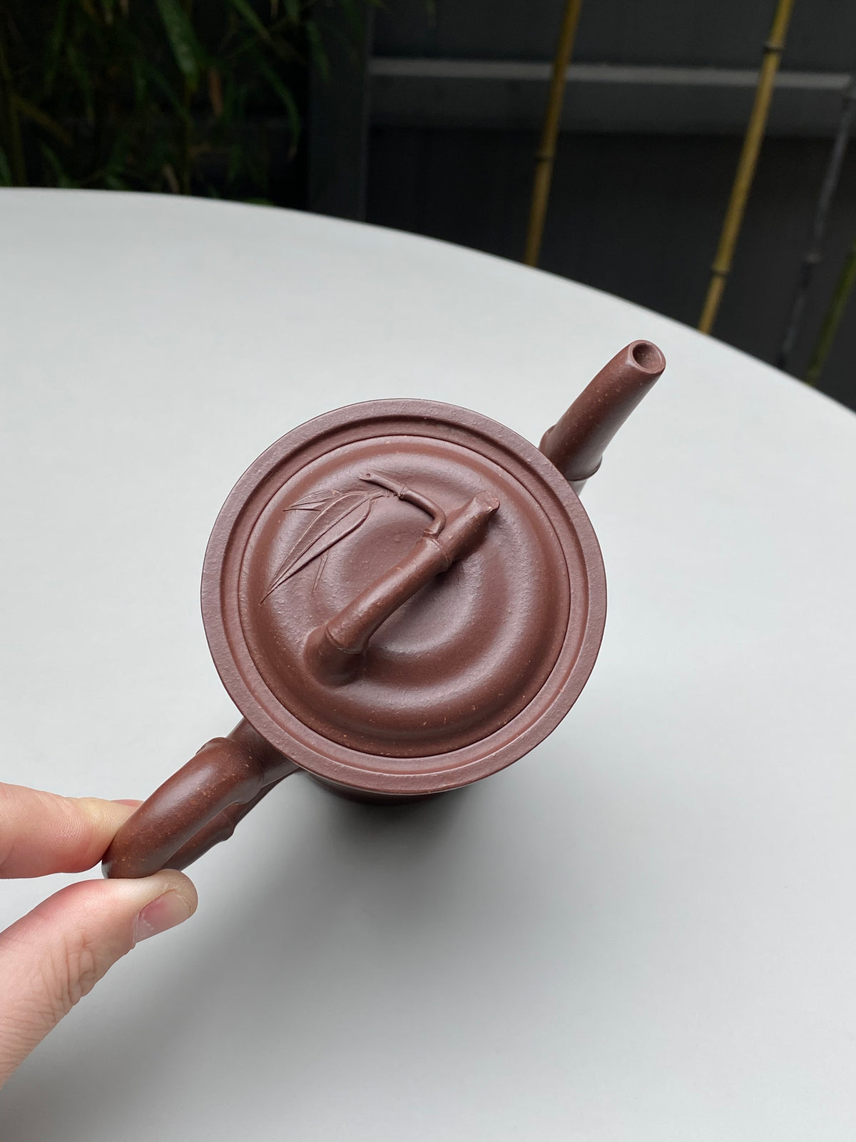 储立之大师传世典藏重器《高竹节套组》是礼藏双宜首选的高端艺术品！  ——原矿优质 紫泥·380cc ——江苏省工艺美术大师·储立之 之作