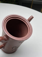 储立之大师传世典藏重器《高竹节套组》是礼藏双宜首选的高端艺术品！  ——原矿优质 紫泥·380cc ——江苏省工艺美术大师·储立之 之作