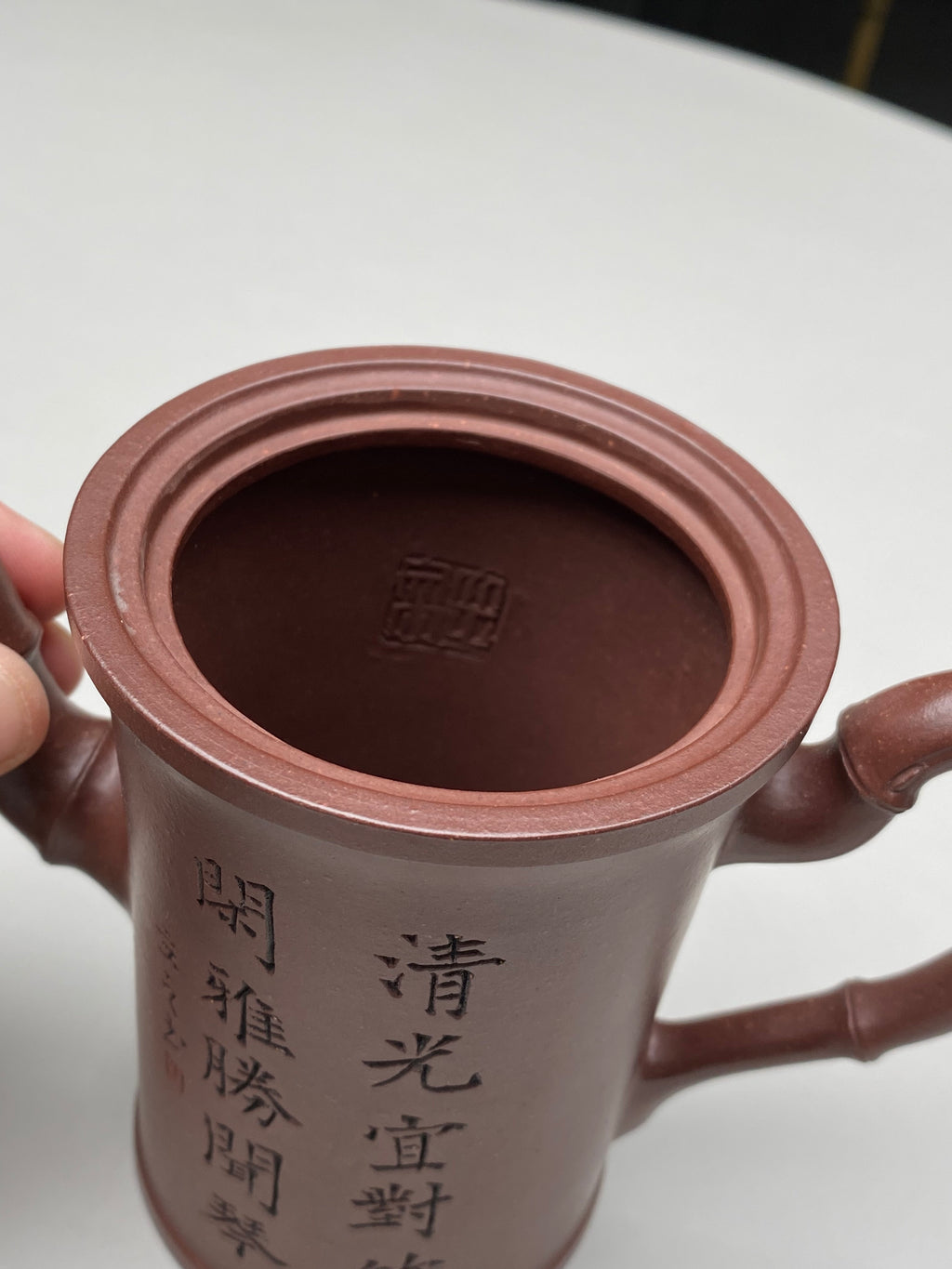 储立之大师传世典藏重器《高竹节套组》是礼藏双宜首选的高端艺术品！  ——原矿优质 紫泥·380cc ——江苏省工艺美术大师·储立之 之作