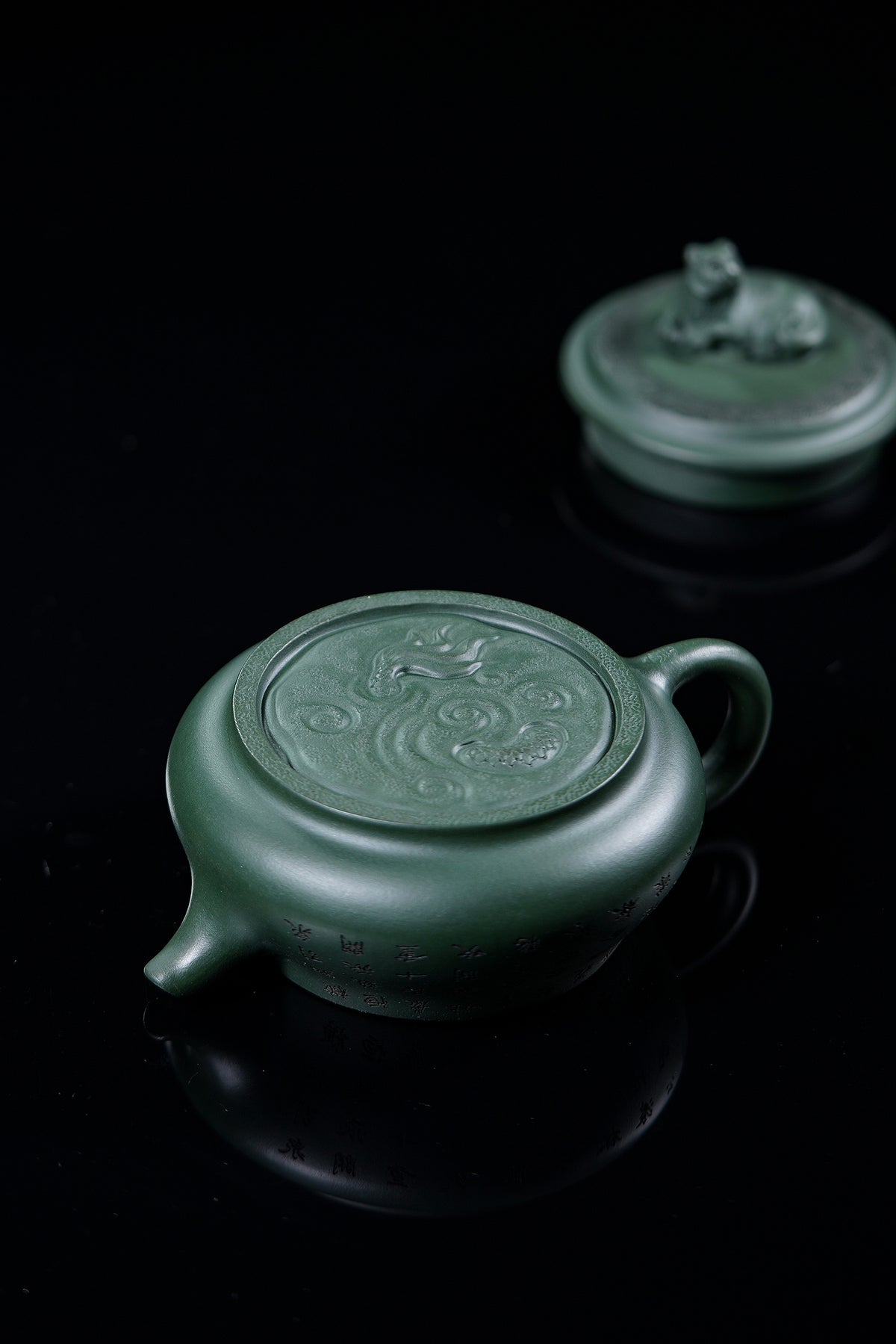专注原创紫砂三十年【卧虎藏龙】高性价比精品，限时福利价💰 ——原矿优质绿泥·120cc ——原创紫砂手艺人·朱红景