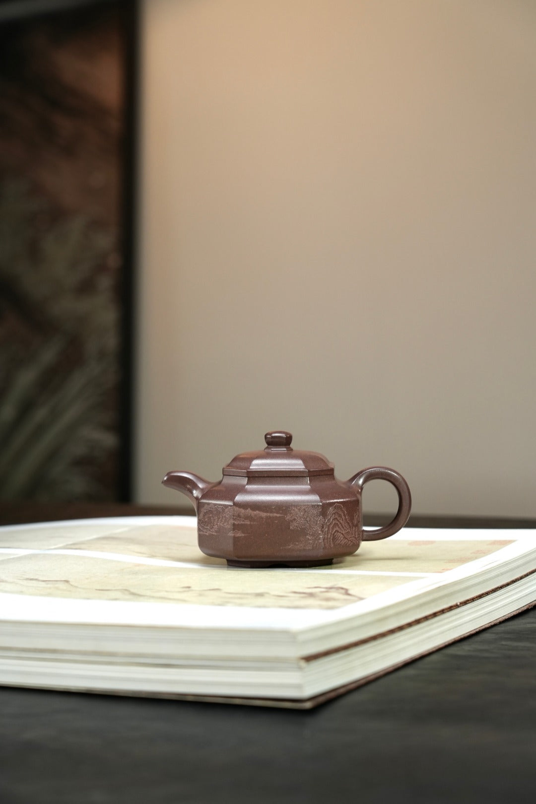 紫砂界80后方器标杆·耿浩巅峰臻品《正器八方壶》甄选原矿优质凤凰山青灰紫泥·300cc
