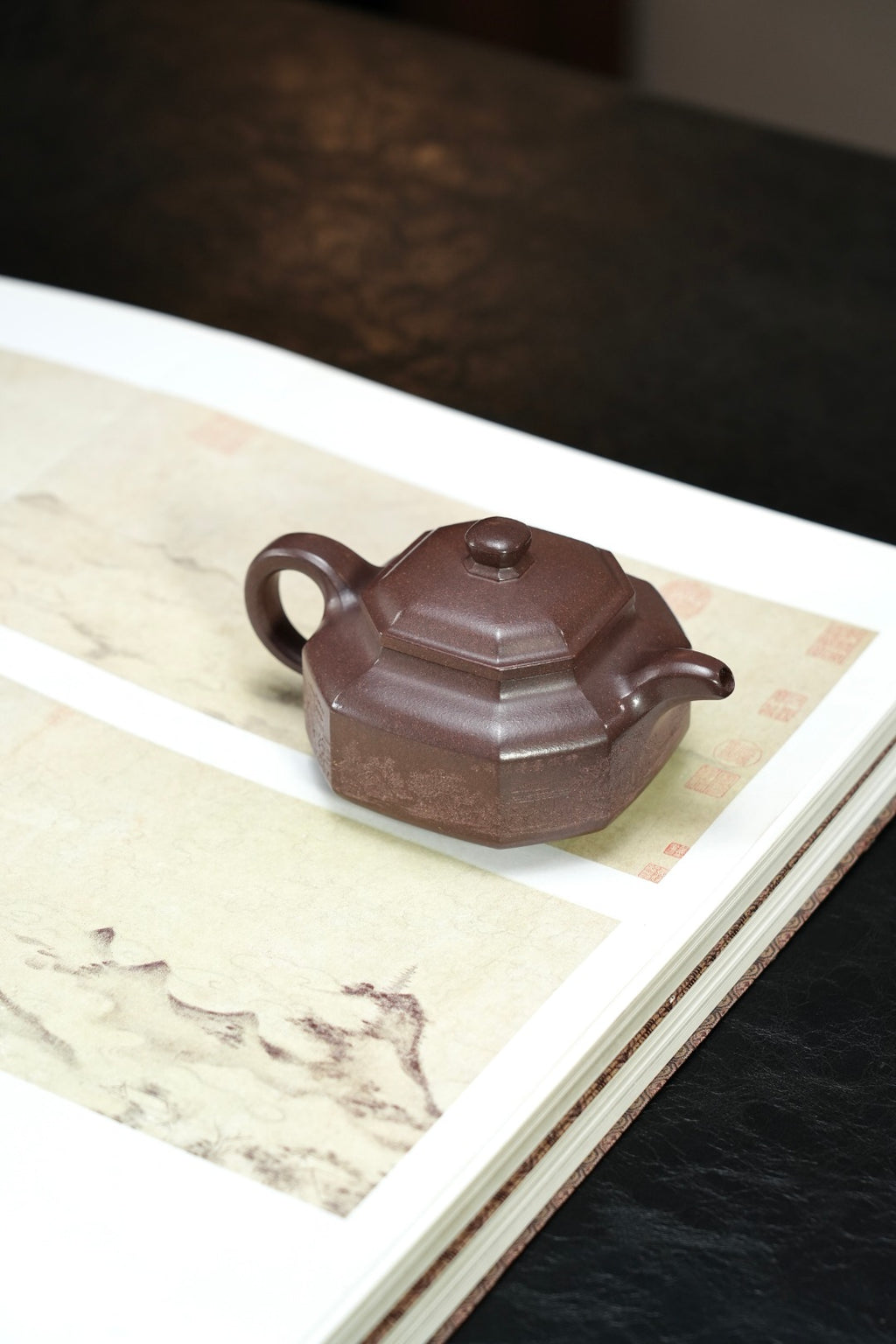 紫砂界80后方器标杆·耿浩巅峰臻品《正器八方壶》甄选原矿优质凤凰山青灰紫泥·300cc