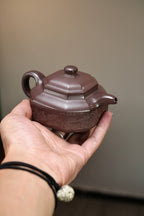 紫砂界80后方器标杆·耿浩巅峰臻品《正器八方壶》甄选原矿优质凤凰山青灰紫泥·300cc