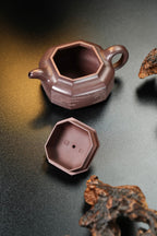 紫砂界80后方器标杆·耿浩巅峰臻品《正器八方壶》甄选原矿优质凤凰山青灰紫泥·300cc