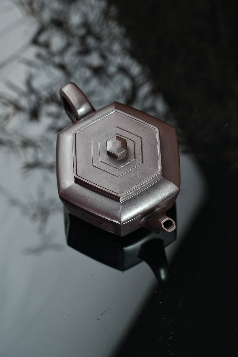 紫砂界80后方器标杆·耿浩巅峰臻品《六方龙凤壶》甄选原矿优质老紫泥·200cc