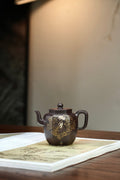 紫砂界80后方器标杆·耿浩巅峰臻品《连连登高壶》礼藏传世，未来可期！甄选原矿优质纯老紫泥·300cc