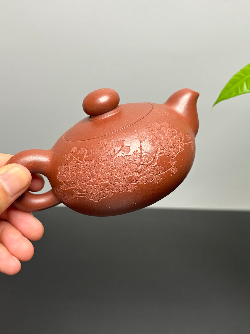中国紫砂界当代梅王·朱炳浩(石陶）本工巅峰臻品《玉珠壶》——原矿优质底槽清·220cc ——任淦庭大师高徒｜朱炳浩（石陶）之作
