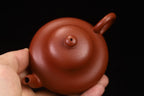 小宫灯，原矿老朱泥，全手工制，容量125cc  作者：实力派陶手周宏亮