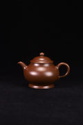 潘壶，撇口设计，实力派陶手冯文婷，原矿老紫泥，全手工制，内推14孔出水，容量200cc  作者：实力派陶手冯文婷
