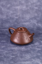 子冶石瓢，精品，临摹黄松老师（定风波），原矿老紫泥，容量210cc