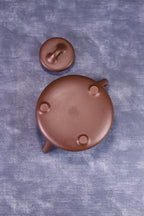 子冶石瓢，精品，临摹黄松老师（定风波），原矿老紫泥，容量210cc