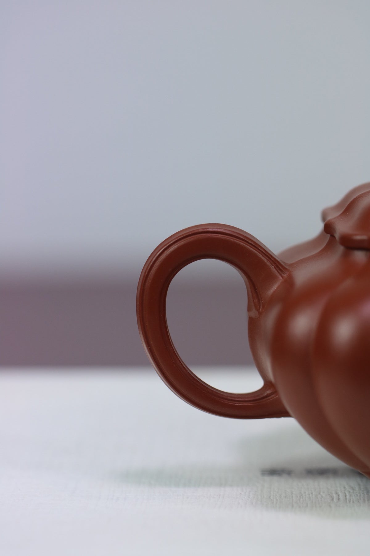 筋纹传炉·精品 /容量250cc/极品朱泥  作者：实力派陶手林伟