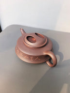 程辉大师 紫砂界的功勋级领军人物·精品佳作《牛盖周盘》——原矿极品紫泥·520cc ——中国陶瓷艺术终身成就奖获得者·程辉之作