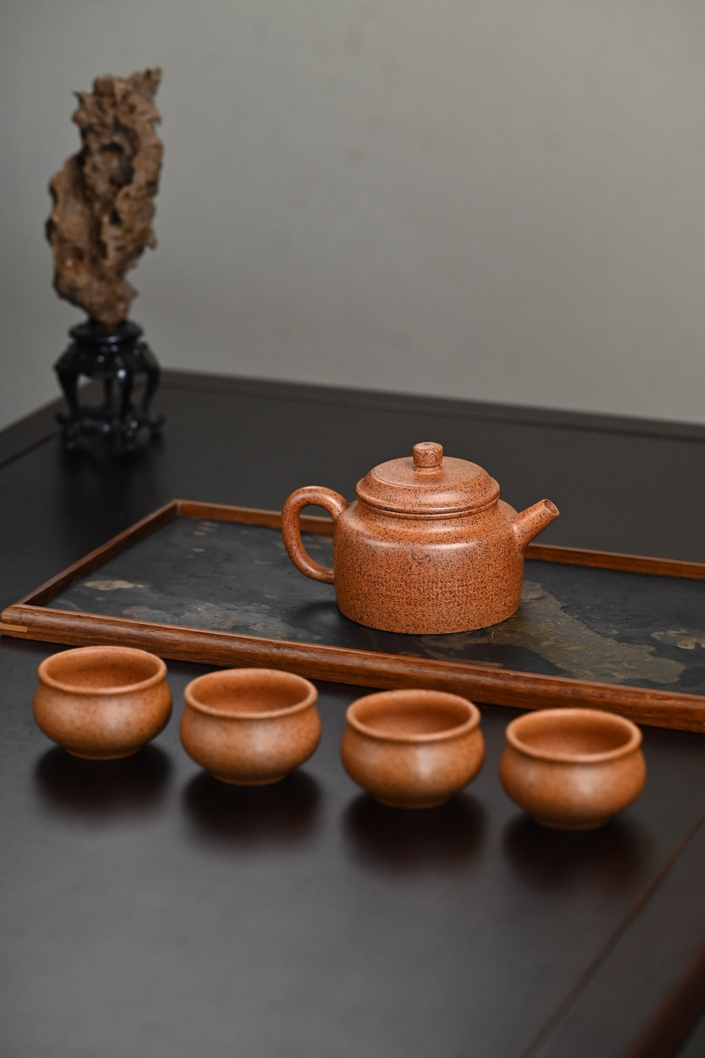 『德中』套组 特高温龙骨金砂·容量250cc·9孔出水·内推·王老师（国家级工艺美术师）