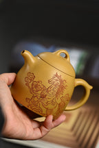 『秦权』 黄金段·容量290cc·9孔出水·内推·秦国萍（国家级高级工艺美术师）
