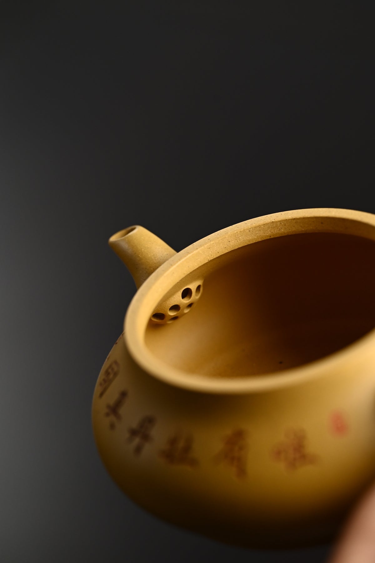 『明炉』 黄金段·容量200cc·9孔出水·内推·秦国萍（国家级高级工艺美术师）