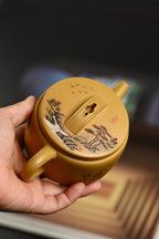 『汉瓦』 黄金段·容量210cc·9孔出水·内推·秦国萍（国家级高级工艺美术师）