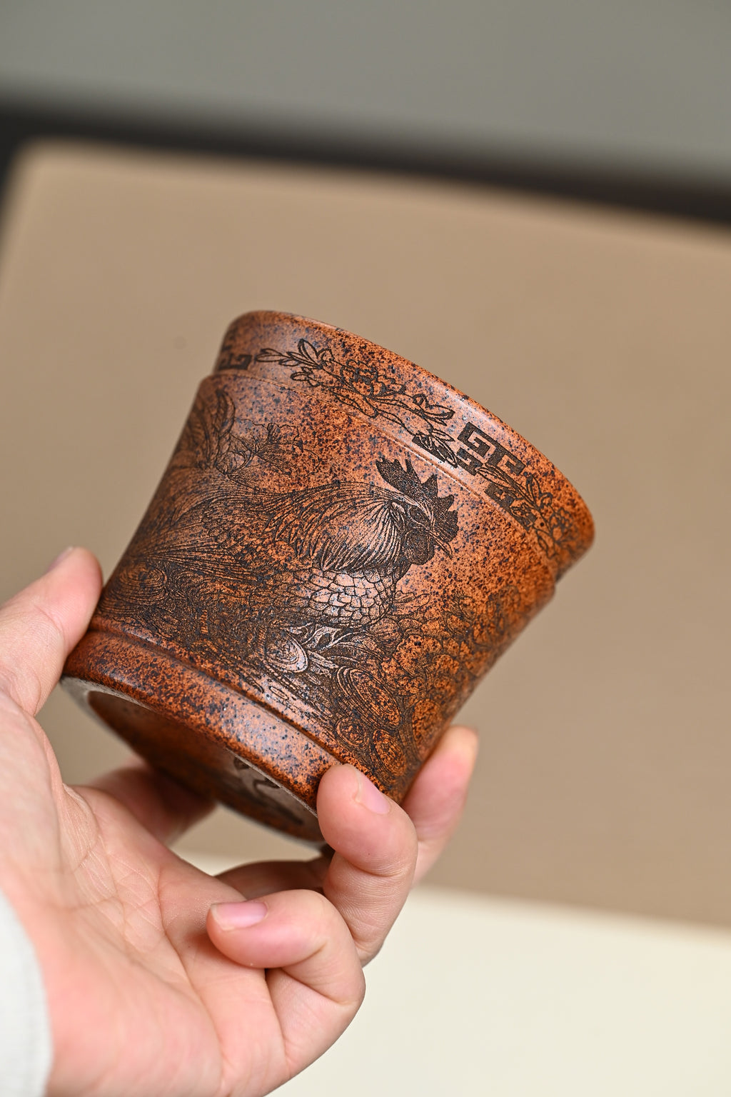新品·30米🉐️ 『主人杯』刻绘·吉祥 龙骨金砂·容量220cc（🈵️）