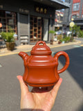 研高大师收藏级作品推荐【四方竹鼎】 寅春朱泥（老师家藏五十多年老料市面罕见 ）300CC 作者：周新元 国家级正高级工艺美术师