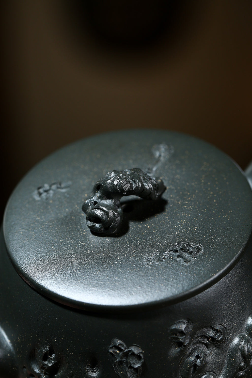 研高大师金奖作品推荐【供春】[强] 天青泥（老师家藏三十多年老料市面罕见 ）400CC 作者：周新元 国家级正高级工艺美术师
