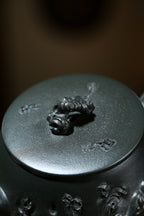 研高大师金奖作品推荐【供春】[强] 天青泥（老师家藏三十多年老料市面罕见 ）400CC 作者：周新元 国家级正高级工艺美术师
