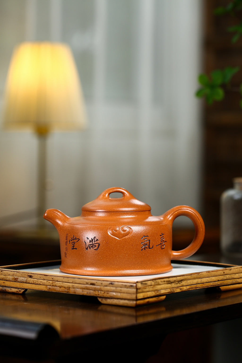 研高大师作品推荐【四喜如意】🐲 蟹黄段泥（老师家藏三十多年老料市面罕见 ）470CC 作者：周新元 国家级正高级工艺美术师