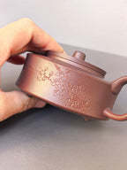 程辉大师 紫砂界功勋级领军人物·典藏臻品《三足周盘壶》——原矿极品乾隆清灰段·200cc ——中国陶瓷艺术终身成就奖获得者·程辉之作