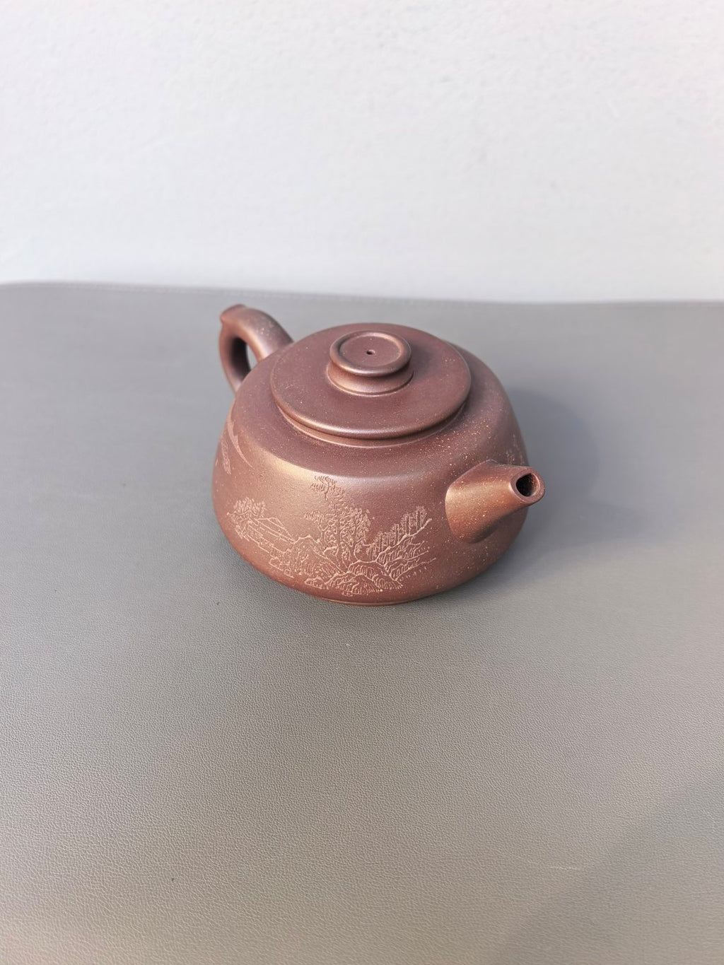 程辉大师 紫砂界功勋级领军人物·典藏臻品《凤鸣巨轮壶》——原矿极品乾隆青灰段·320cc ——中国陶瓷艺术终身成就奖获得者·程辉之作