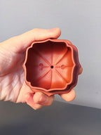 程辉大师 紫砂界的功勋级领军人物·精品佳作《菱花壶》——原矿极品朱泥·160cc ——中国陶瓷艺术终身成就奖获得者·程辉之作