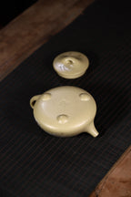 大师许成权高徒张丽老师制壶，陶瓷艺术大师沈凯老师装饰新品【景舟石瓢 · 踏雪飞鸿】270cc